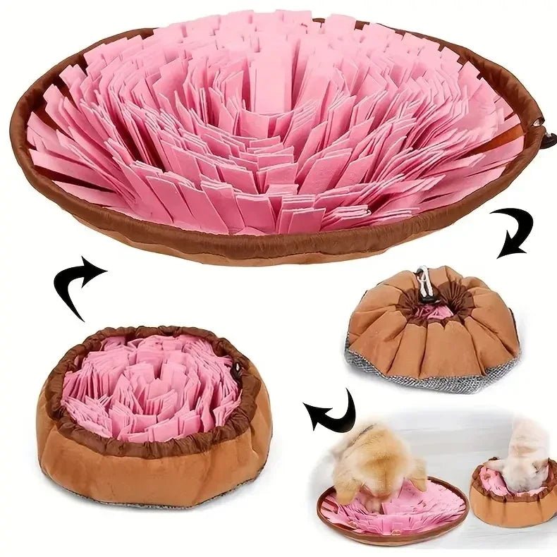 Pet Sniffing Mat - Washable Dog Slow Feeder & Training Toy