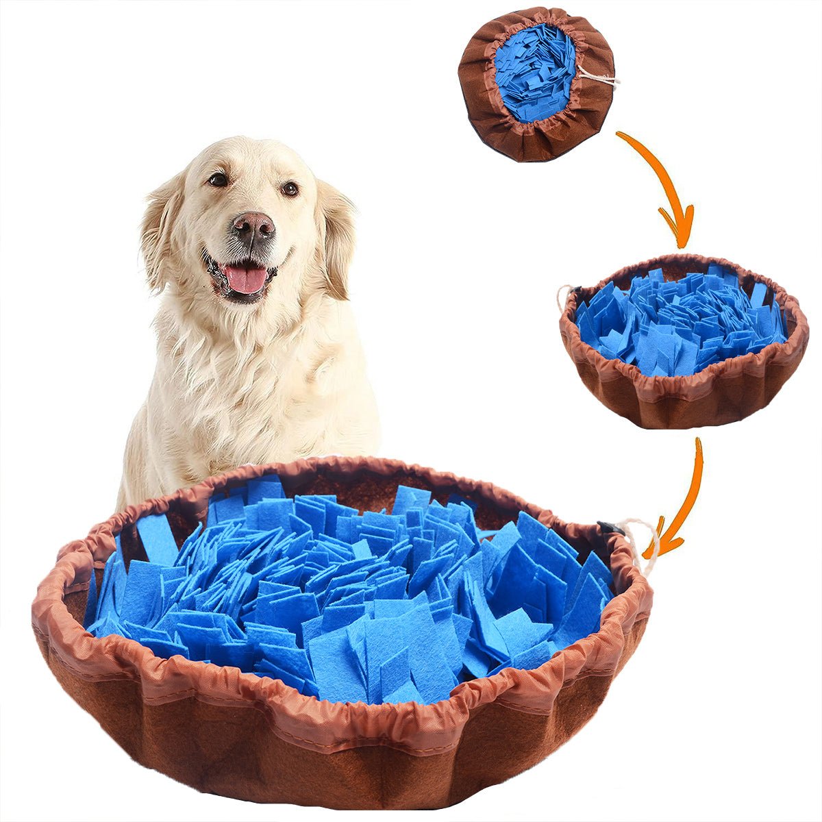 Pet Sniffing Mat - Washable Dog Slow Feeder & Training Toy