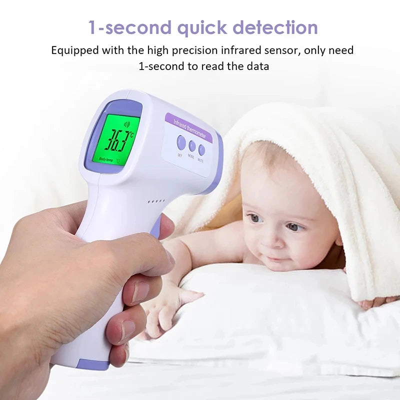 Non-Contact Infrared Thermometer Laser Pyrometer for Home