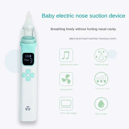 3-in-1 Baby Nasal Aspirator Silent Rhinitis Relief Tool