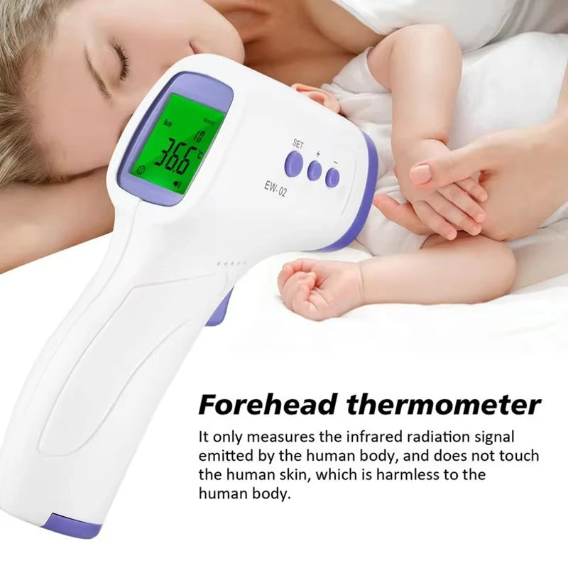 Non-Contact Infrared Thermometer Laser Pyrometer for Home