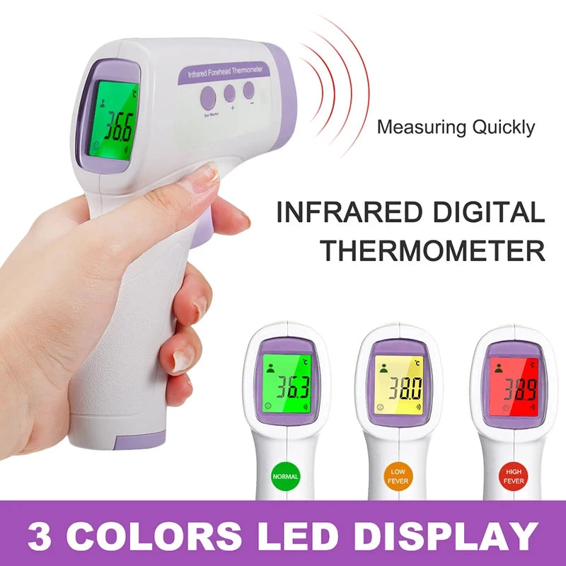 Non-Contact Infrared Thermometer Laser Pyrometer for Home